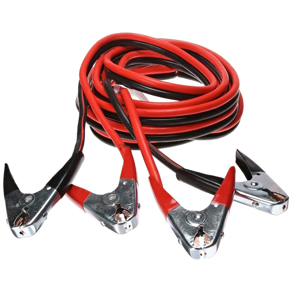 800AMP Car Van Jump Leads 25 Feet Long Car Power Emergency Battery Jumper Wires Insulated Booster Cables with Colour Coded Red & Black (BC0125)