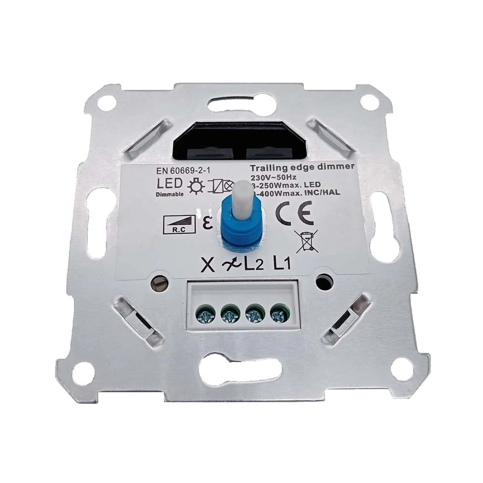 Norma europea de la fábrica Aprobación CE 220 V CA inteligente Universal Control giratorio de Botón Pulsador Dimmer LED Contacto