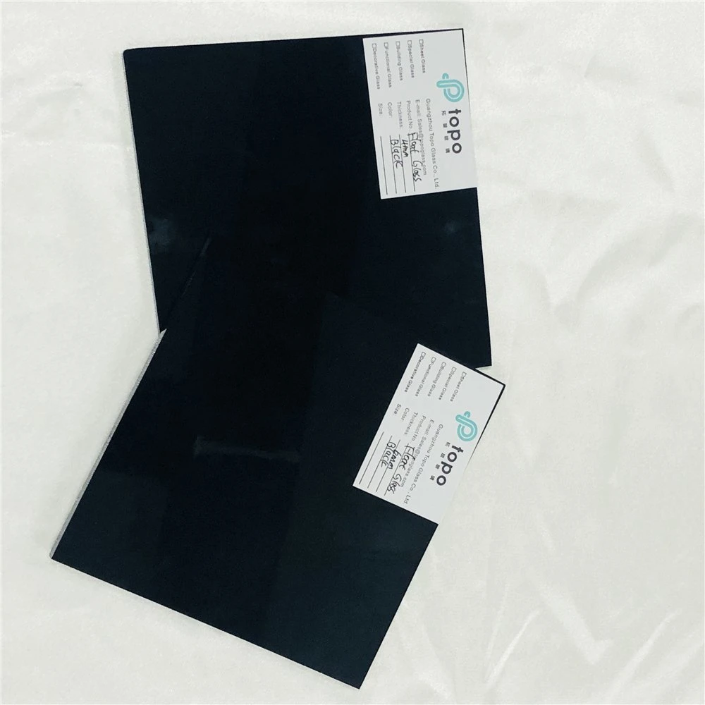 2mm-19mm Strong Optical Perforance Black Float Glass for Lamp Glass (C-B)