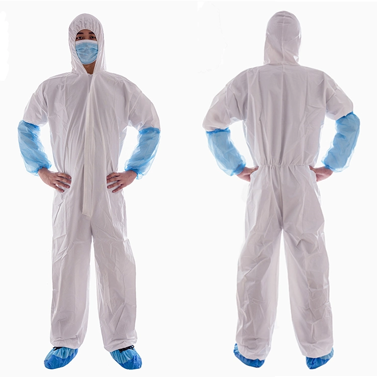 Disposable Microporous Coverall Waterproof White Painters Coveralls