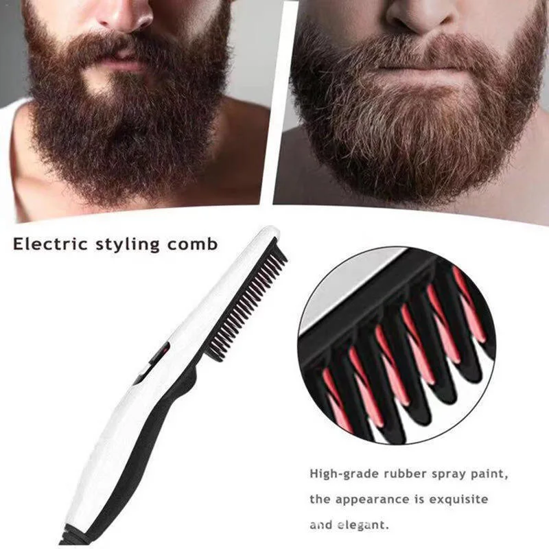 Men&prime; S Electric Multifunctional Hairstyle Comb Electric Heated Styling Comb Personal Care