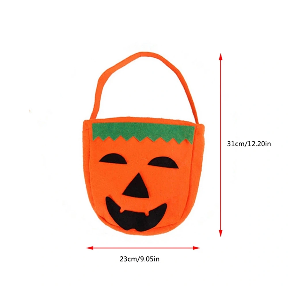 Halloween Portable Pumpkin Bag Non-Woven Candy Bag Halloween Decorations