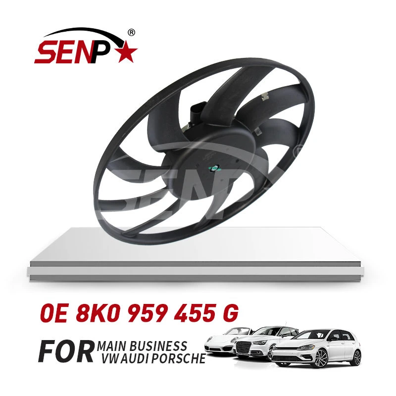 Senp Auto Spare Car Parts Radiator Fan Cooling System OEM 8K0 959 455 G 8K0959455g for Audi A4/A5/A6/A7