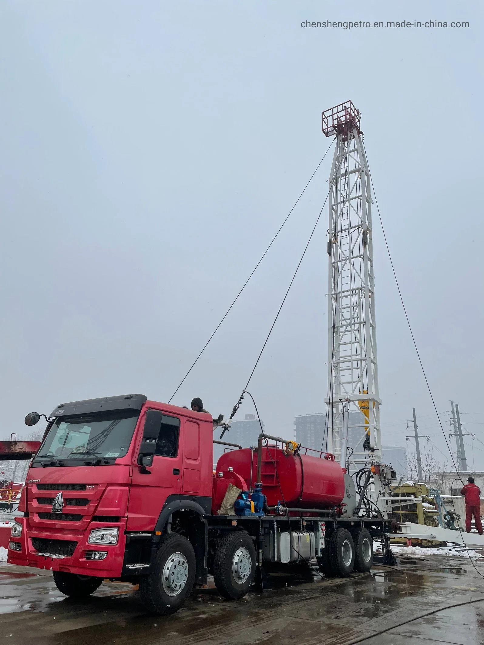 أسطوانة Triplex ذات خط ذاتي FBU Flushing من وحدة 5000PSI مضخة المكبس الخاصة ببئر فلاشينغ و Workover Rig Zyt Petroleum