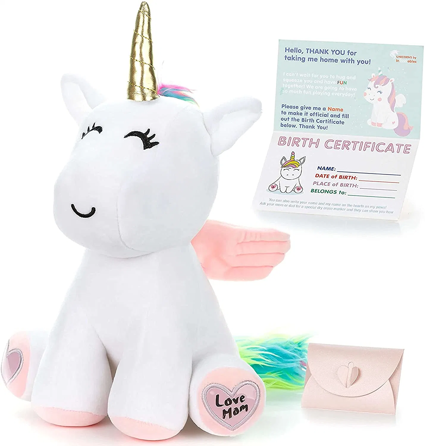 Unicorn personnalisé Hotsale jouets pour enfants doux et moelleux jouet en peluche à la promotion pour le bébé BSCI Sedex ISO9001