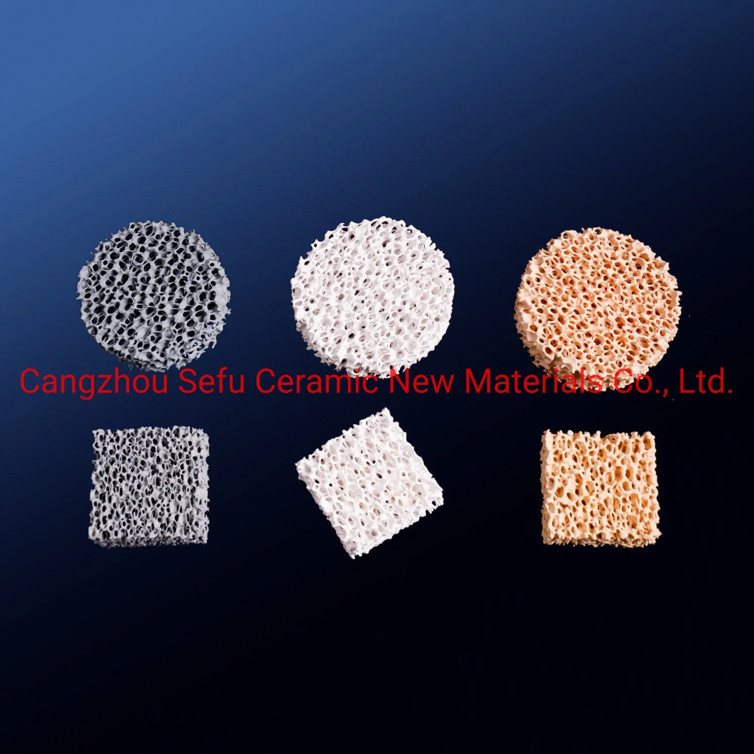 Refractory Materials Ceramic Foam Filter for Lost Wax Investment Casting Filtration