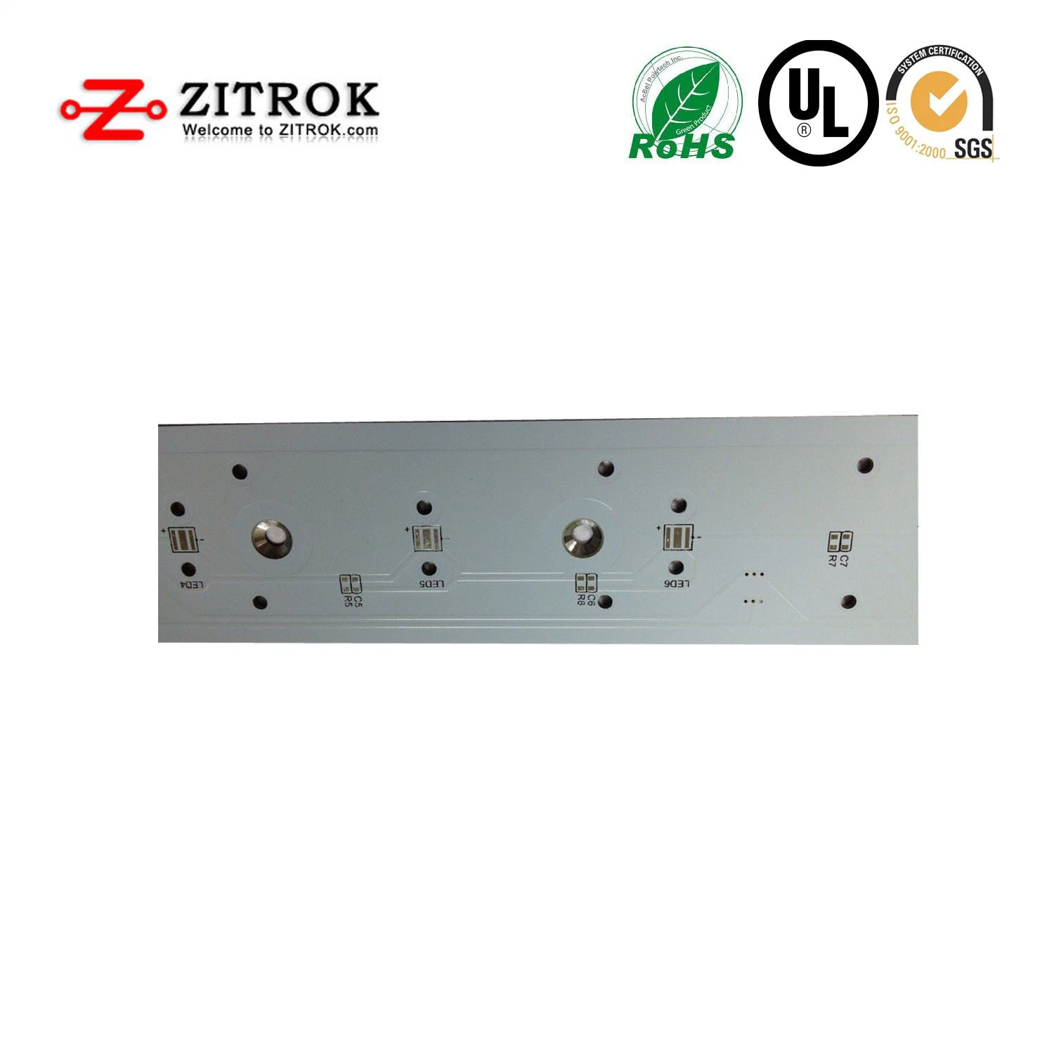 56mm 10W Alu-LED-Leiterplatte, Driverless LED Ersatz Leiterplatte Hauptplatine Elektronik PCBA