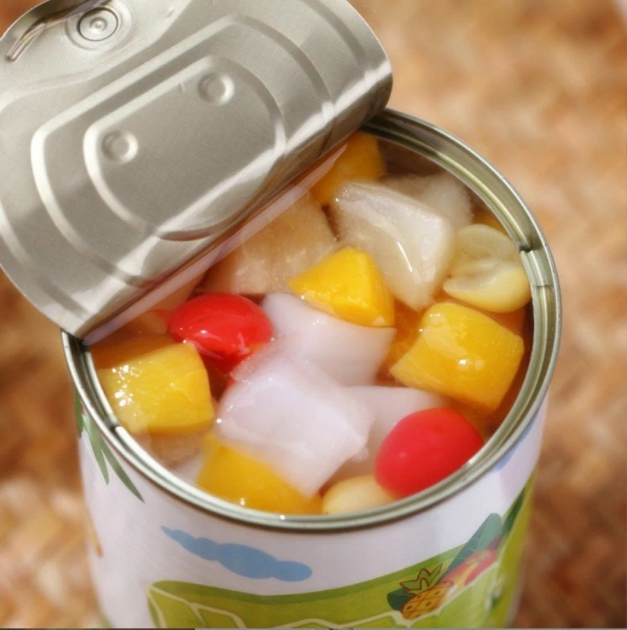 Canned Fruit Cocktail Mixed Fruit in Syrup Pear /Mandarin /Cherry