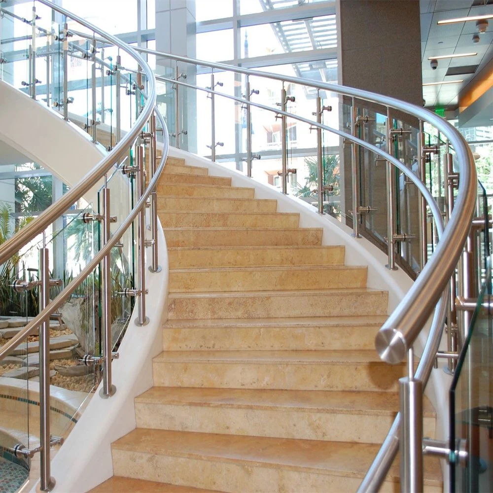 Framed Safety Glass Railing/Balsutrade for Balcony / Decking with Metal Post design