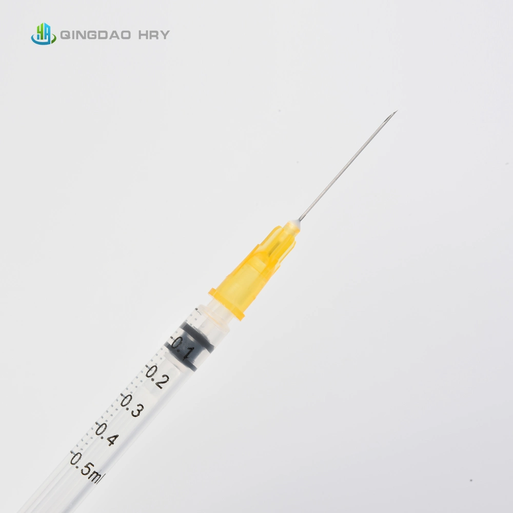 CE/ISO Safety Disposable Medical Auto Disable Syringe Self-Destructive Syringe with Needle