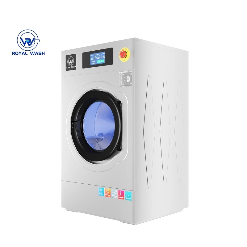 Stainless Steel Commercial Coin Operated Washer Extractor-Soft Mount