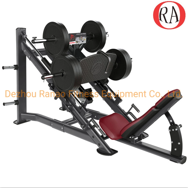 Großhandel/Lieferant High-End-Gym Free Weight Fitness Stärke Bein Muskeln Sport Ausrüstung 45 Grad Beinpresse Übungsmaschine