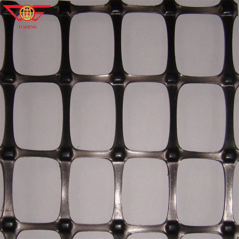 Biaxial Polypropylene Geogrid Fence Mining Reinforcement PP Plastic Net Biaxial Geogrid Sale