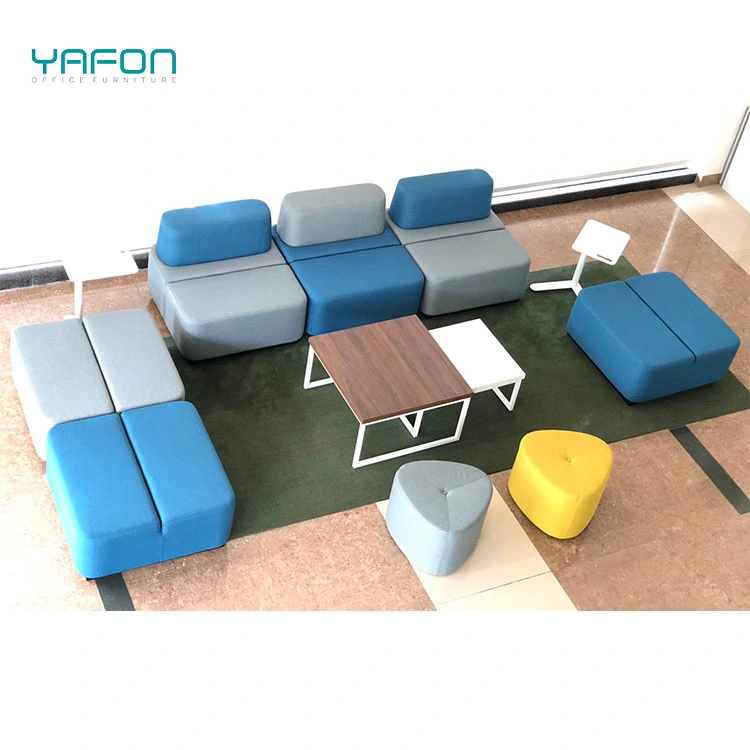 Customized Modular Public Furniture Waiting Rest Area Combination Bench Sleeper Recliner Office Sofa