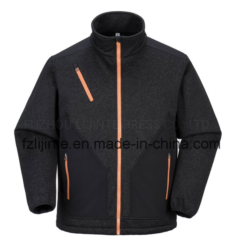 Adult Working Clothes Knitted Work Jacket Polyester Workwear