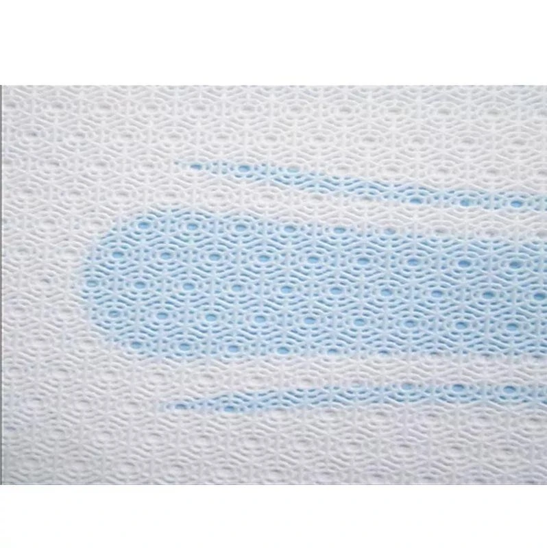 Topsheet perforado blanco película PE materia prima para compresas/Compresas