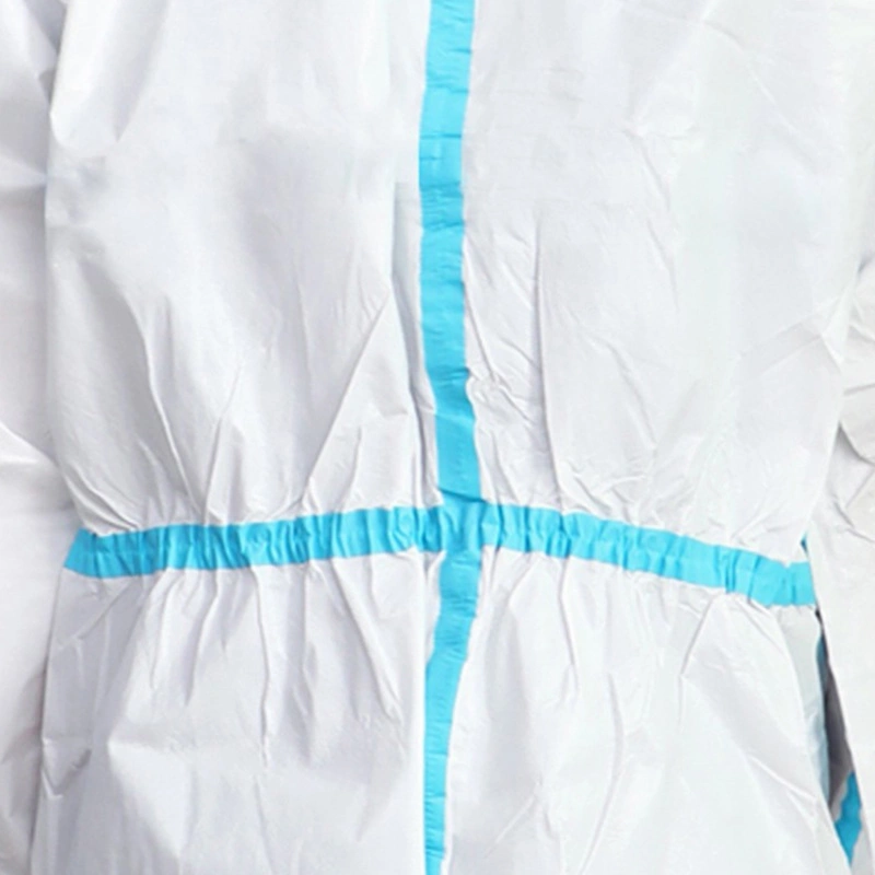 Disposable One-Piece Dustproof Isolation Protective Clothing Medical Breathable Layered Non-Woven Fabric