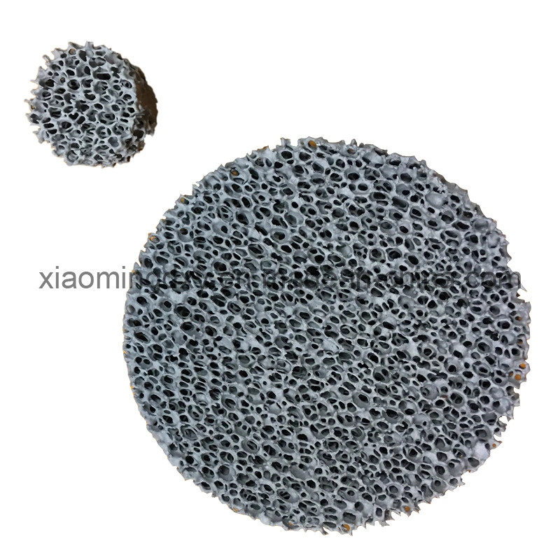 Sic Foam Ceramic Filter Sic Molten Metal Filter for Cast Iron Filtration