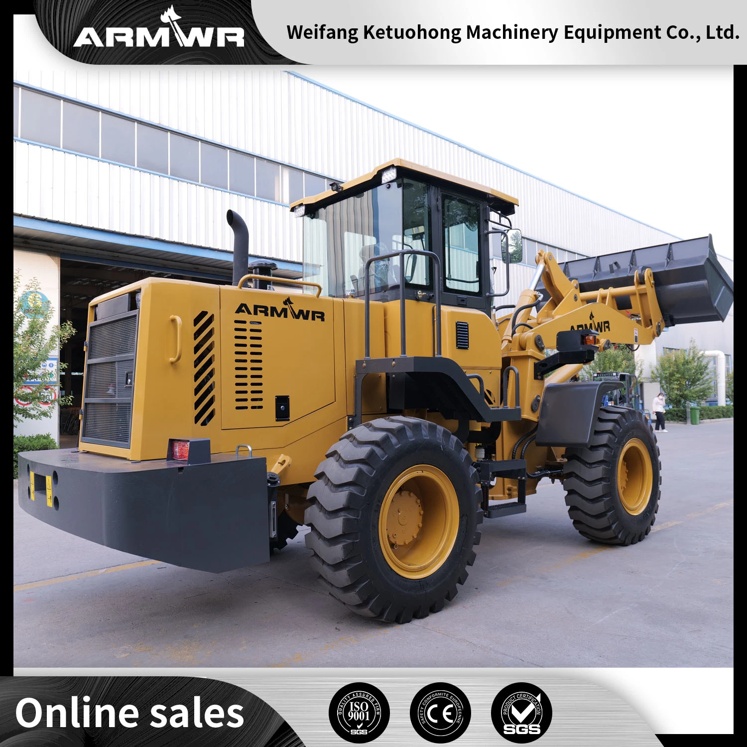 China Personalização básica Hidrostática barata marcação 4WD ZL939 Frontend/Compact/pá carregadeira de rodas/Payloader/Carregador da caçamba com acessório para máquinas de construção