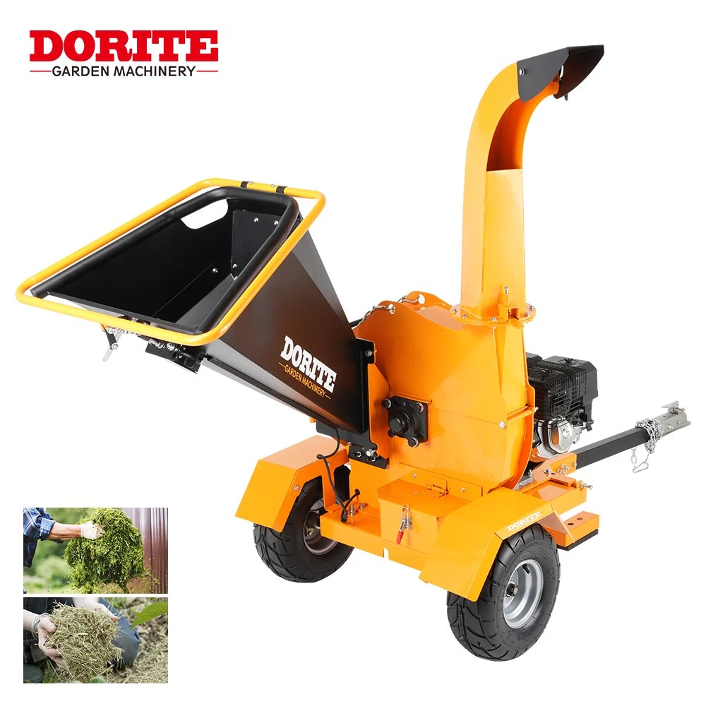 2023 L'essence automotrice Heavy Duty a commencé à disque portable de la machine de bois bois Chipper Crusher Machine pour les copeaux de bois