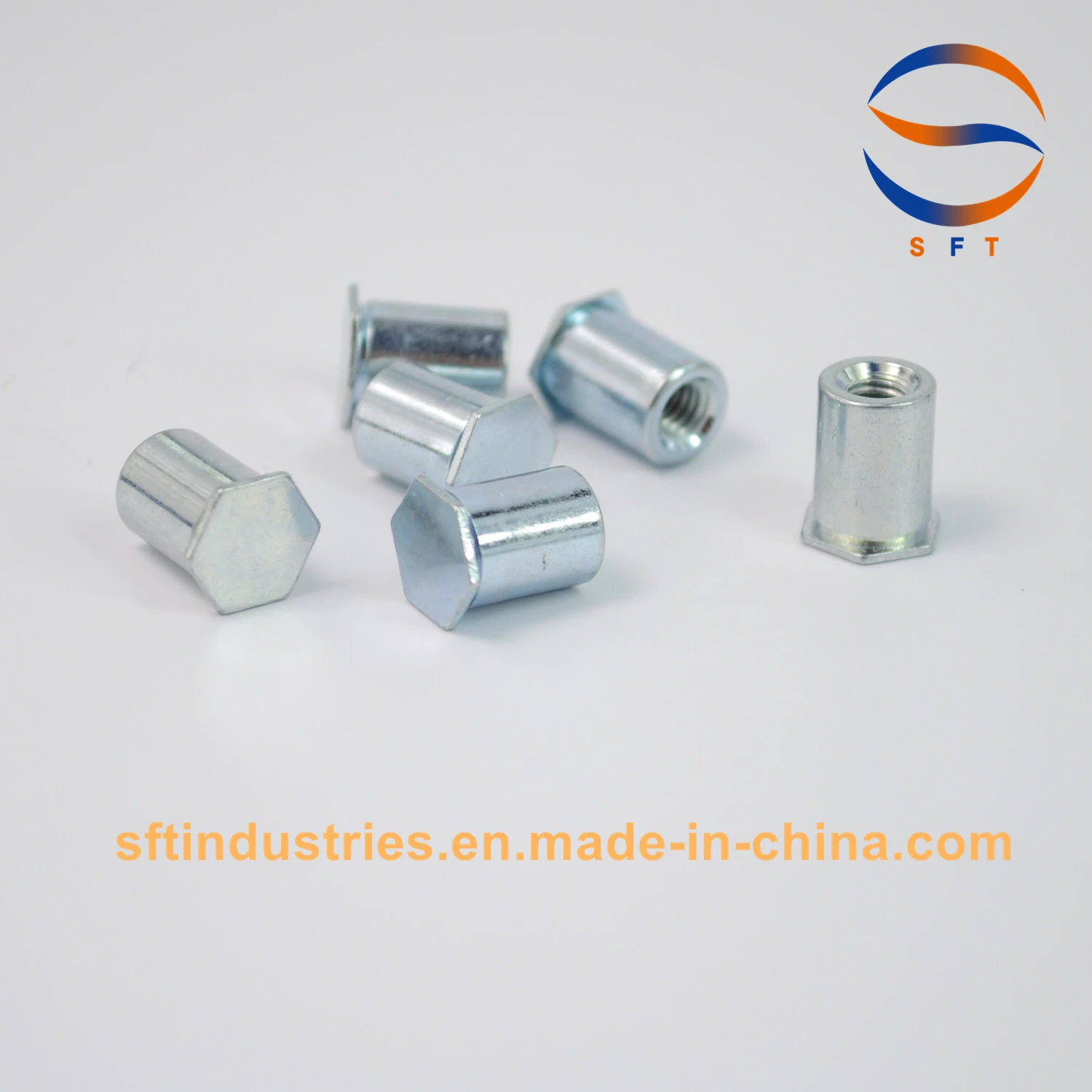 M4 Carbon Steel Zinc Plating Self Clinching Nut ISO13918