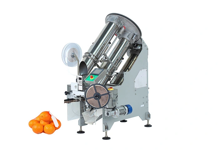 Fresh Fruit &amp; Vegetables, Including Orange, Lemon, Pepper, Potato, Onion, Garlic, Carrot Mesh Bag Clipping Machine