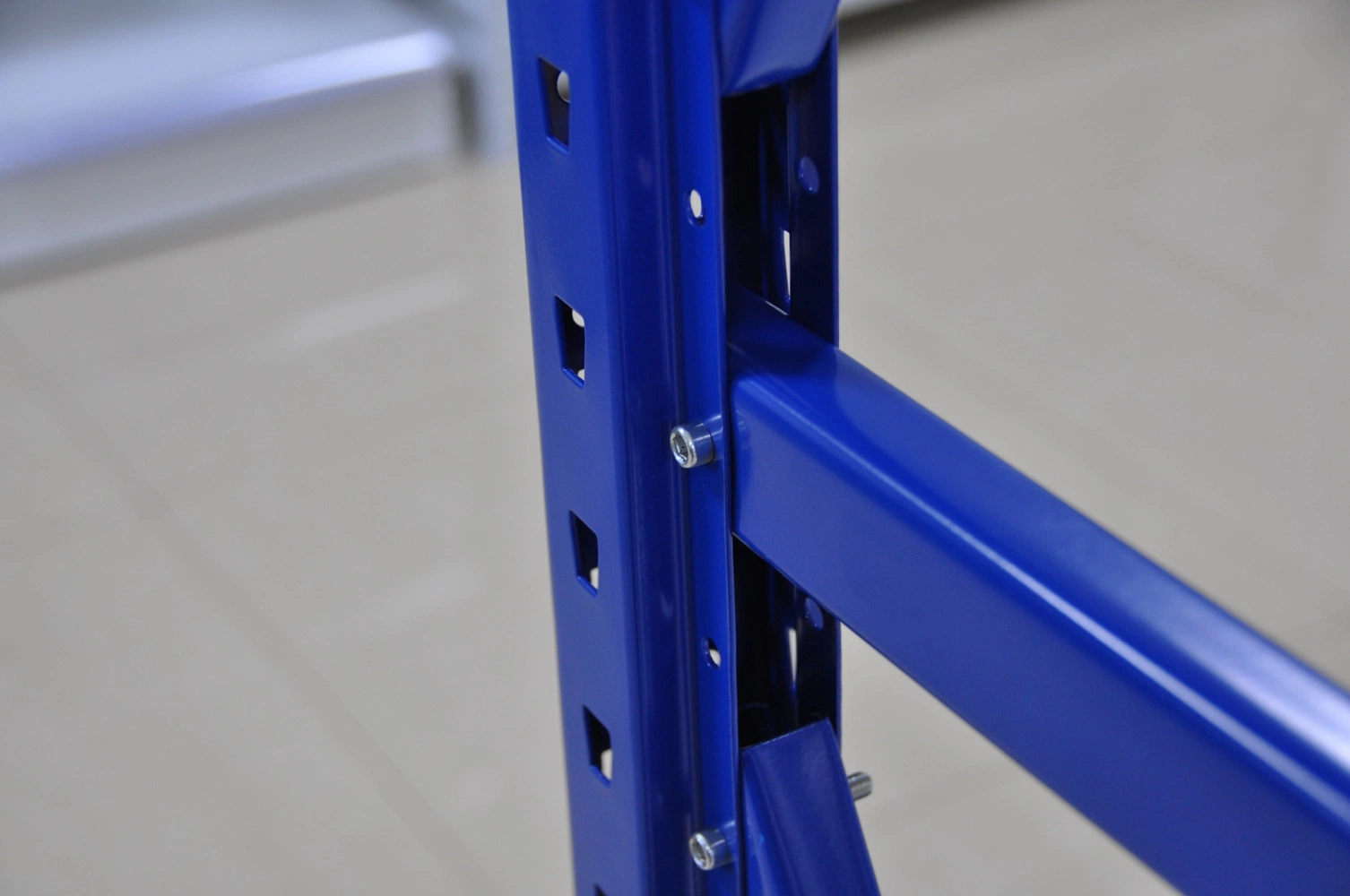 Blue and White Long Span Racking