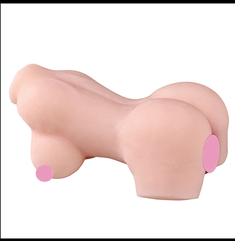 Sex Doll Male Masturbator with Realistic Boobs Vagina and Anal, 3 in 1 Torso Masturbator Love Doll Pocket Pussy with Built-in Spine Pussy Ass Male Sex Toy