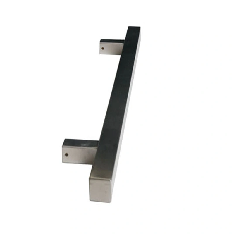 Square Tubelar Stainless Steel Glass Door Handle Furniture Hardware Cabinet Accessories