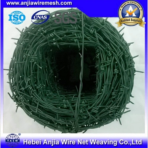 Security PVC Coated Galvanized Iron Barbed Wire