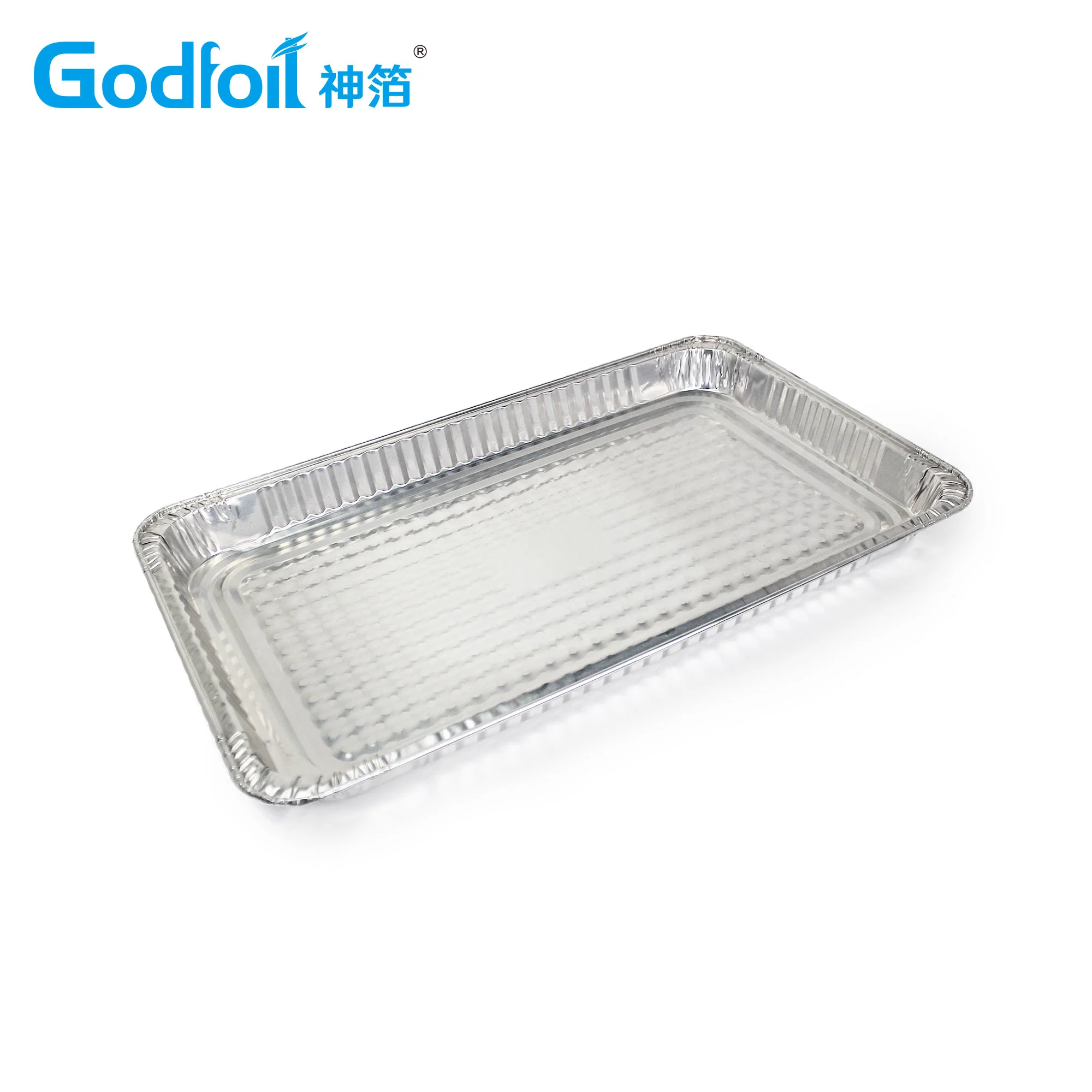 Food Grade Disposable Aluminum Foil Food Container for Food Stall in China