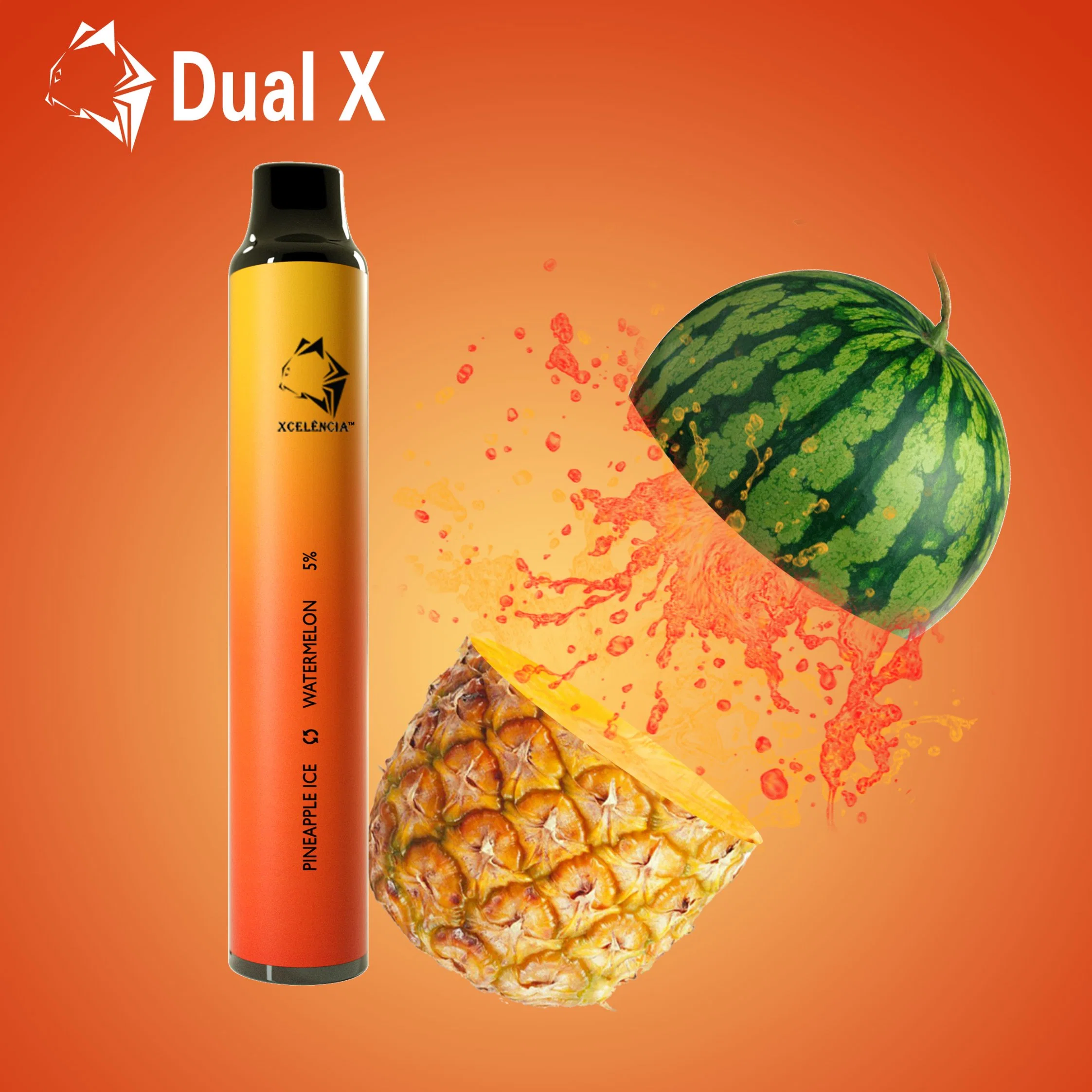 Dual X 1400 Puff Double Pod Switchable Flavor Disposable/Chargeable vape