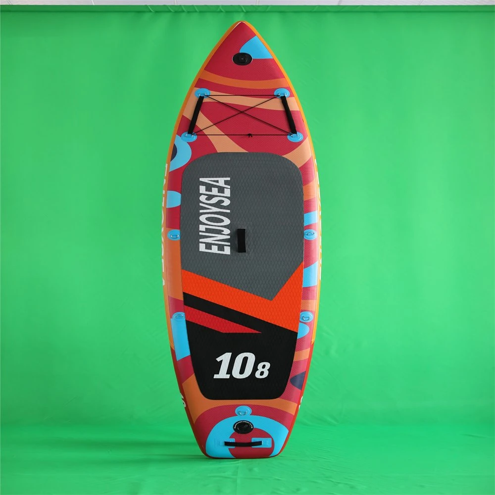 Media Grande Red 10,8FT Soft Board Surf en el mar Paddle Board Con mochila