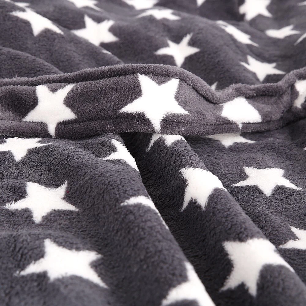 Custom Printing Stars Langlebige Koralle Fleece Decke