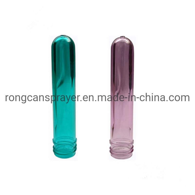 Different Size 30mm Short Neck Pet Preform 3025 Neck 10g Plastic Pet Preform 300ml Pet Black Plastic Capsule Bottle