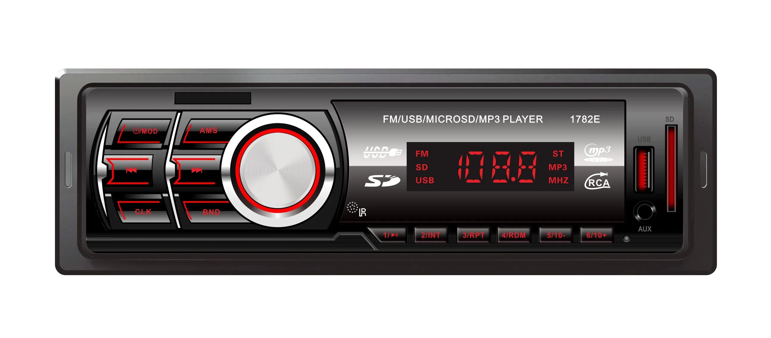 Автомобильный стереофонический MP3-плеер с Bluetooth и 2 USB-разъемом