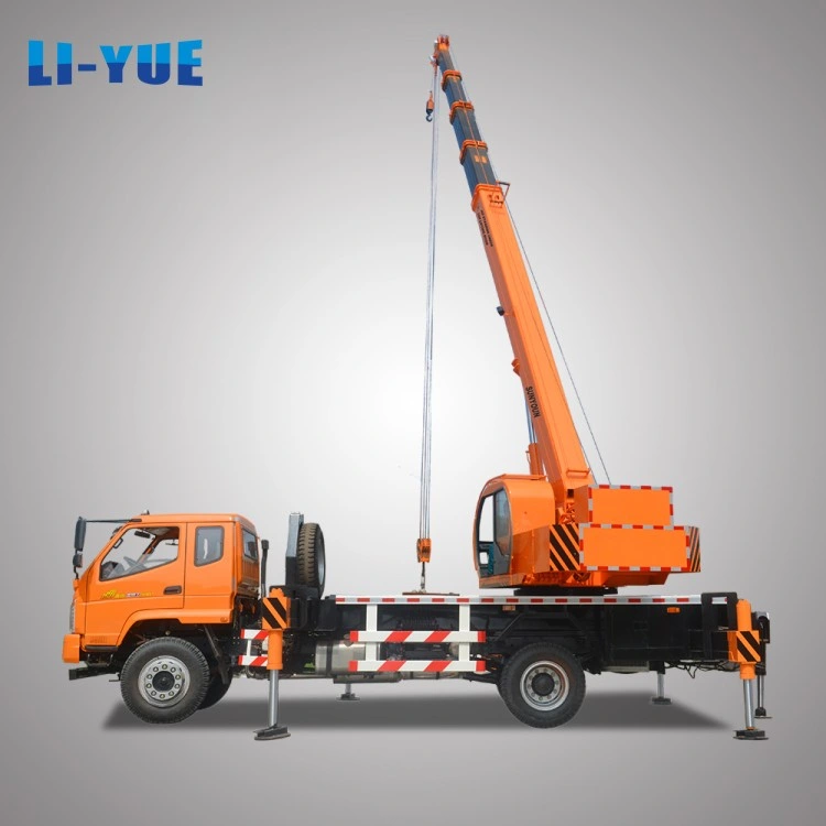 28 M Height 8 Ton Truck Crane Hydraulic Leg Telescopic Straight Boom