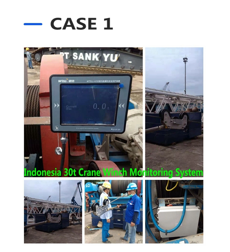 Soluciones de monitorización de tensión de cabrestante eléctrico e hidráulico para grúa de barco Cabrestante