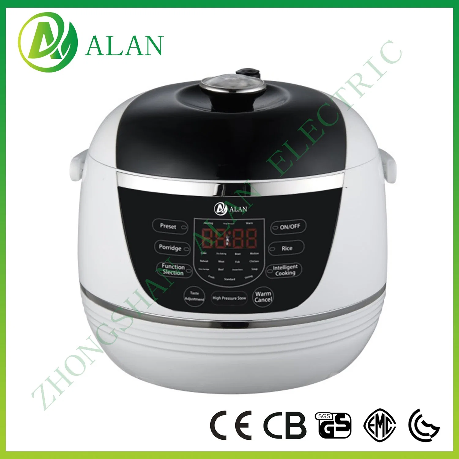 with Big Handle LED Digital Display Multipurpose Electric Pressure Cooker