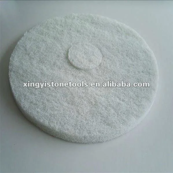 3m White 17inch Diamond Floor Polishing Pads for Granite