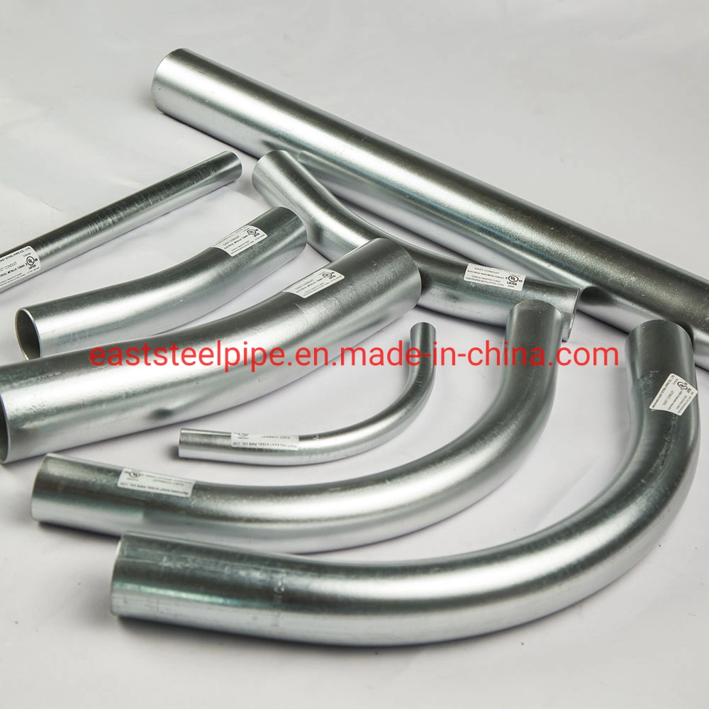 Hot DIP galvanizou fabricante de grossista 1 2 3 4 polegadas "Tubo metálico de tubo de Tuberia EMT em aço metálico UL