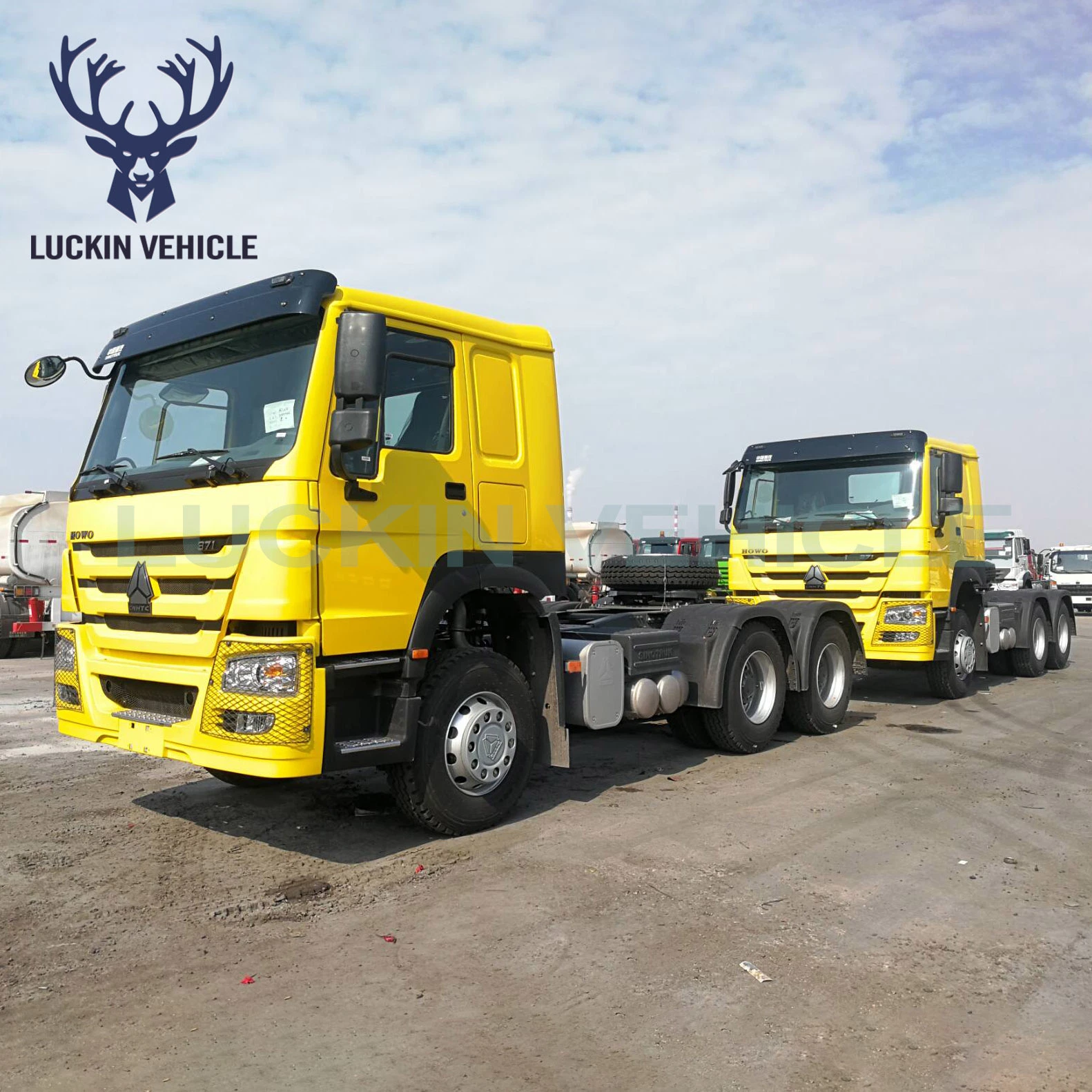 6X4 400 420HP Heavy Duty Truck Head Prime Mover Chinese Tractors HOWO/Sinotruk Shacman FAW Top Brand on Sales