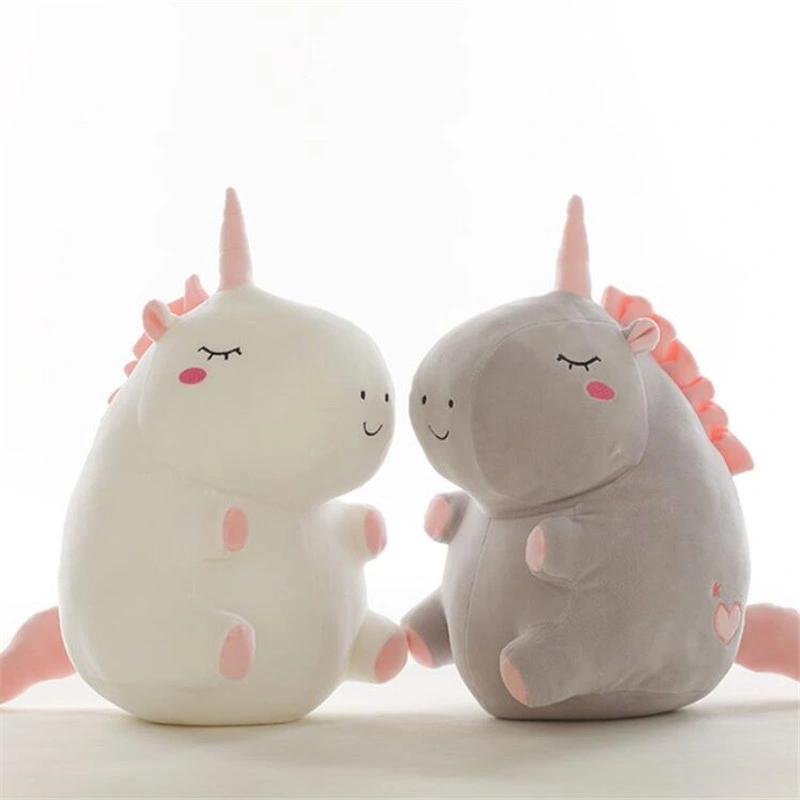 Unicorn Plush Toy Fat Unicorn Doll Cute Animal Stuffed Soft Pillow Baby Kids Toys for Girl Birthday Christmas Gift