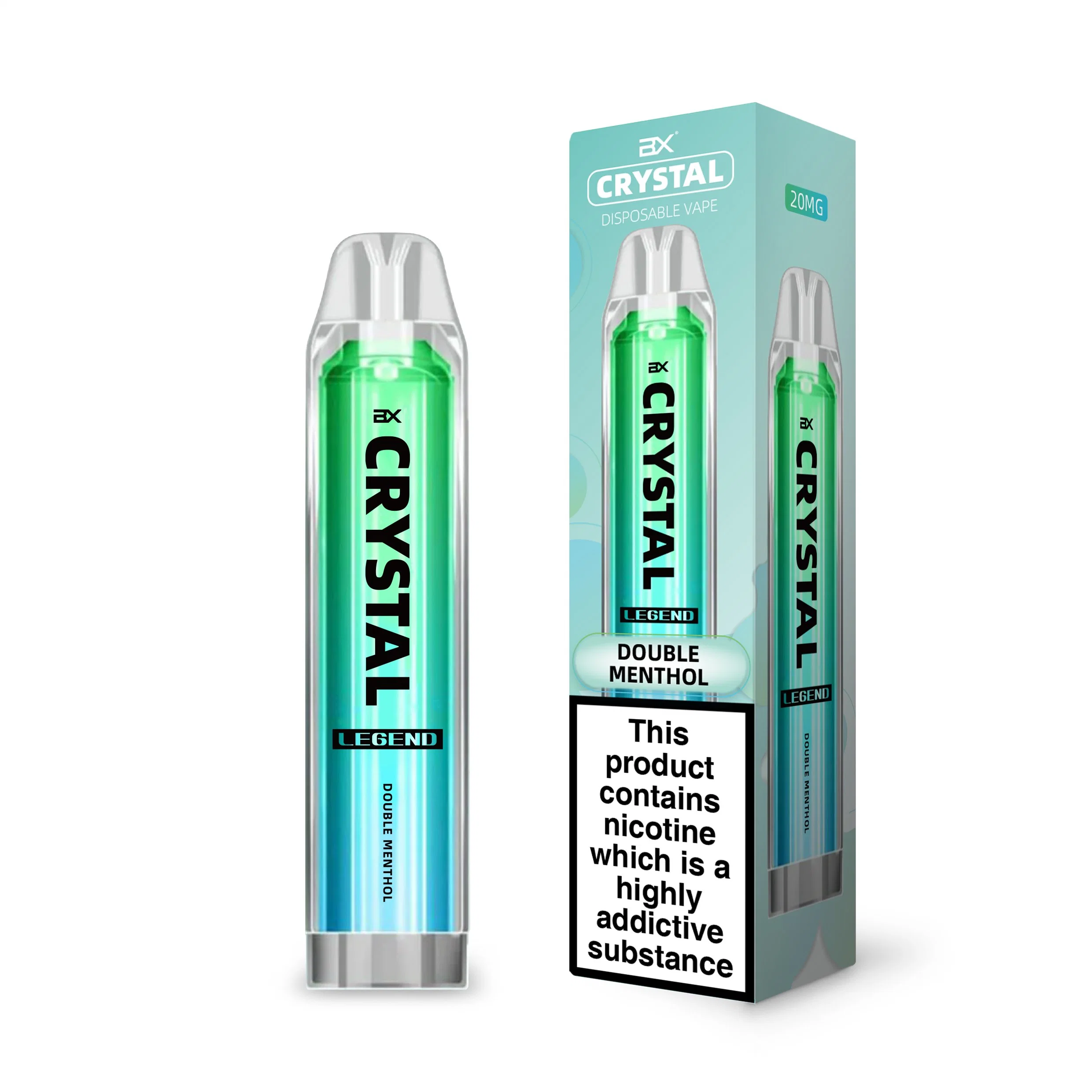 Mejor Mayorista de plumas desechables Vape Vape Crystal 4K Vape 5%2%0%de la leyenda de Crystal Nic PRO 4000 Puff Bar Vape Sky