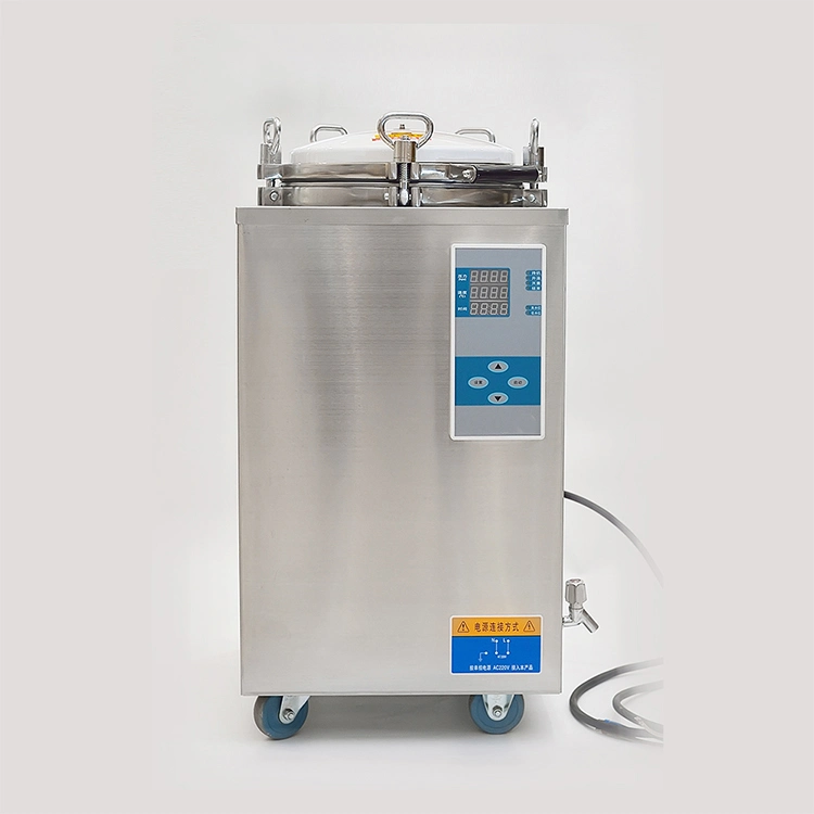 35/50/75/100/120/150L Laboratorio Tabletop Industrial Inox vertical Automatización digital vertical vapor Esterilizador