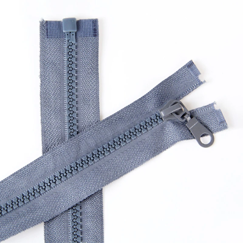 Eco-Friendly Nylon Zipper Fabricación de extremo cerrado plástico de resina Zipper para ropa