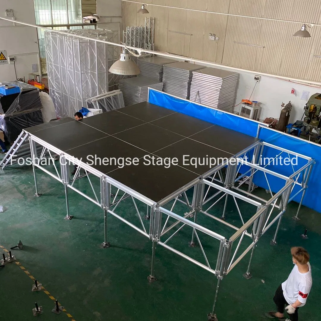 16X24FT Assemble Portable Stage Movable Aluminum Stage for Outdoor Concert Event