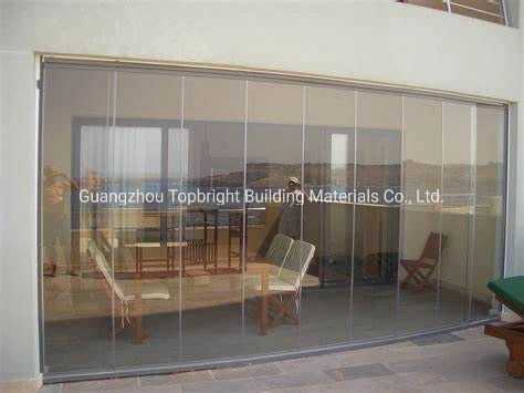 5% off Stainless Steel Frameless Folding Door Frameless Folding Glass Door Sliding Door Glass Door