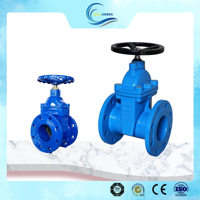 350mm Gate Valve Ductile Iron Carbon Steel DN80 DN150 Water Flange Gate Valve Pn16 Cast Iron Valve for HDPE Pipe Gate Valve