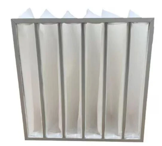 HVAC F5 Taschenfilter Synthetische Faser mit Aluminium Rahmen Beutel Filter
